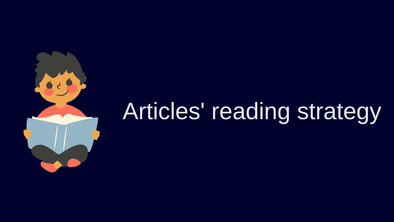 reading articles strategy